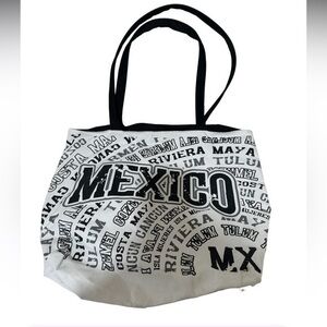 MEXICO all over print large resort tote bag
